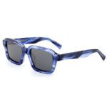 J853T14-Retro Square Acetate Sunglasses - Sunglasses - We...