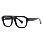 J6120-Retro Aviator Square Acetate Optical Frames - Acetate Optical Frames - Wenzhou Dongtian Glasses Manufacturing Co., Ltd.