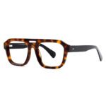 J6120-Retro Aviator Square Acetate Optical Frames - Acetate Optical Frames - Wenzhou Dongtian Glasses Manufacturing Co., Ltd.