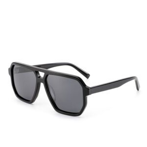 J853CX12-Retro Aviator Square Acetate Sunglasses - Acetate Sunglasses - Wenzhou Dongtian Glasses Manufacturing Co., Ltd.