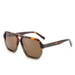 J853CX12-Retro Aviator Square Acetate Sunglasses - Sungla...