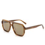 J853CX12-Retro Aviator Square Acetate Sunglasses - Sungla...