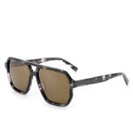 J853CX12-Retro Aviator Square Acetate Sunglasses - Sungla...