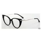 J110802-Retro Cat-eye Acetate Metal Optical Frames - Acetate Optical Frames - Wenzhou Dongtian Glasses Manufacturing Co., ...