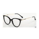 J110804-Retro Cat-eye Acetate Metal Optical Frames - Acet...