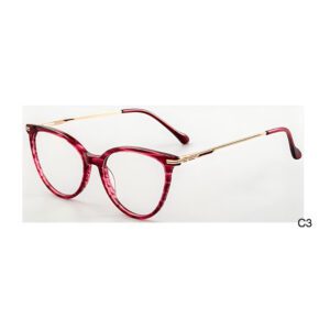 J110804-Retro Cat-eye Acetate Metal Optical Frames - Acetate Optical Frames - Wenzhou Dongtian Glasses Manufacturing Co., ...