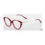 J110805-Retro Cat-eye Acetate Metal Optical Frames - Acet...