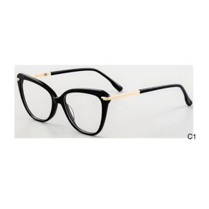 J110809-Retro Cat-eye Acetate Metal Optical Frames - Acetate Optical Frames - Wenzhou Dongtian Glasses Manufacturing Co., ...