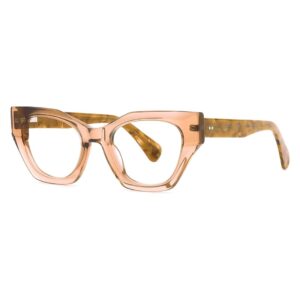 J6108-Retro Cat-eye Acetate Optical Frames - Acetate Optical Frames - Wenzhou Dongtian Glasses Manufacturing Co., Ltd.
