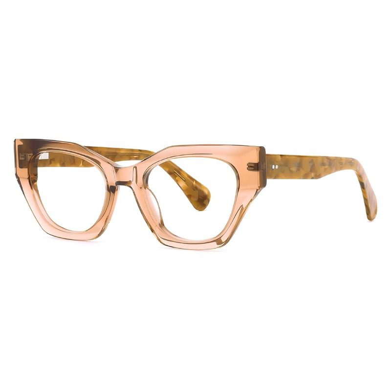 J6108-Retro Cat-eye Acetate Optical Frames - Acetate Optical Frames - Wenzhou Dongtian Glasses Manufacturing Co., Ltd.