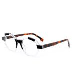 J85227-Retro Geometric Acetate Optical Frames - Acetate Optical Frames - Wenzhou Dongtian Glasses Manufacturing Co., Ltd.
