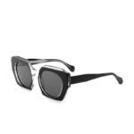 J853T06-Retro Geometric Acetate Sunglasses - Acetate Sunglasses - Wenzhou Dongtian Glasses Manufacturing Co., Ltd.