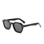 J853T28-Retro Geometric Round Acetate Sunglasses - Acetate Sunglasses - Wenzhou Dongtian Glasses Manufacturing Co., Ltd.