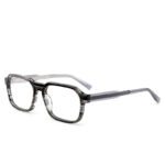 J85219-Retro Geometric Square Acetate Optical Frames - Acetate Optical Frames - Wenzhou Dongtian Glasses Manufacturing Co....
