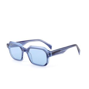 SONIC-J-Retro Geometric Square Acetate Sunglasses - Acetate Sunglasses - Wenzhou Dongtian Glasses Manufacturing Co., Ltd.