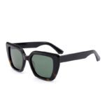 J853CX09-Retro Oversized Cat-eye Acetate Sunglasses - Sun...