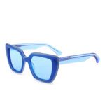 J853CX09-Retro Oversized Cat-eye Acetate Sunglasses - Sun...