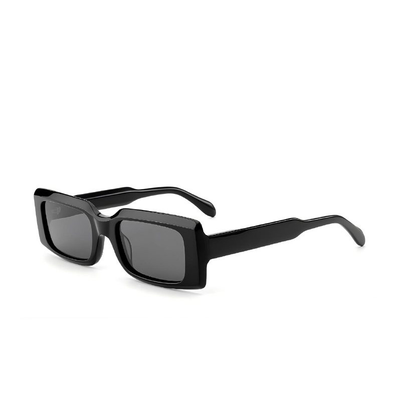 J853T09-Retro Rectangle Acetate Sunglasses - Acetate Sunglasses - Wenzhou Dongtian Glasses Manufacturing Co., Ltd.