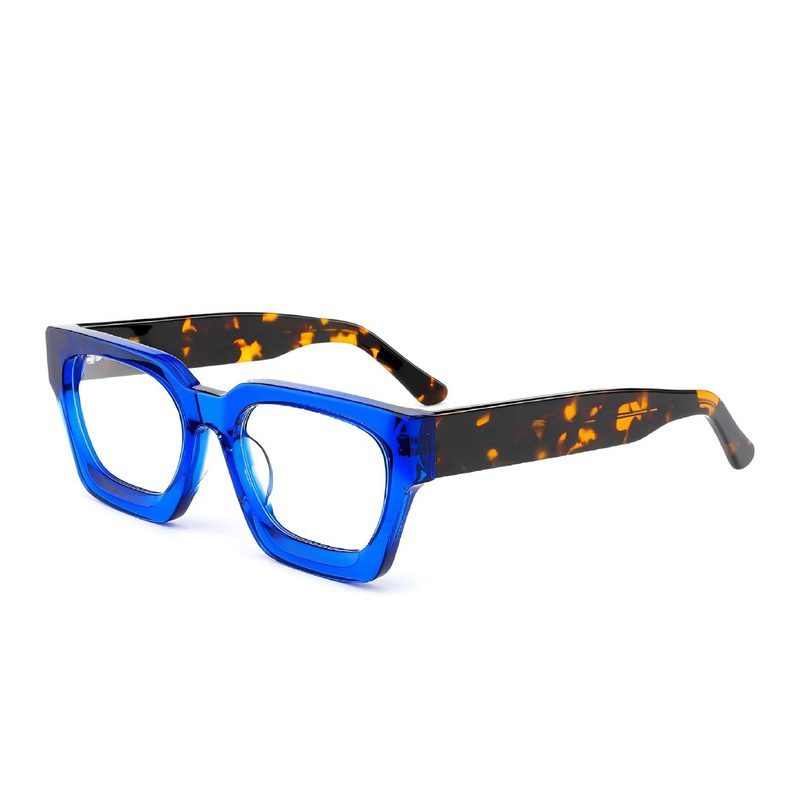 1439-A-Retro Square Acetate Optical Frames - Acetate Opti...