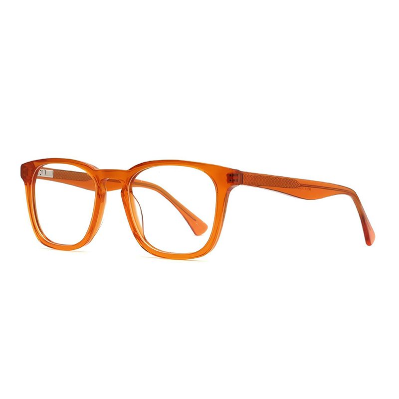 94364-Retro Square Acetate Optical Frames - Acetate Optic...