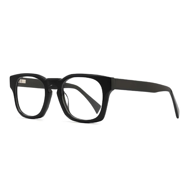 94369-Retro Square Acetate Optical Frames - Acetate Optic...