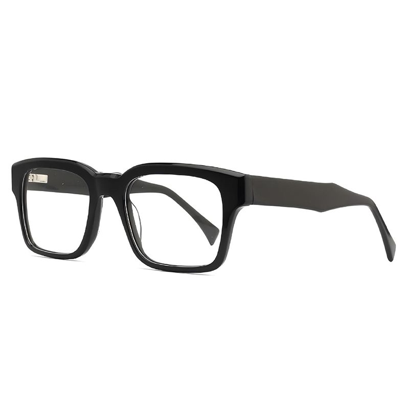 94371-Retro Square Acetate Optical Frames - Acetate Optic...