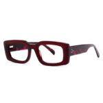 J6107-Retro Square Acetate Optical Frames - Optical Frame...