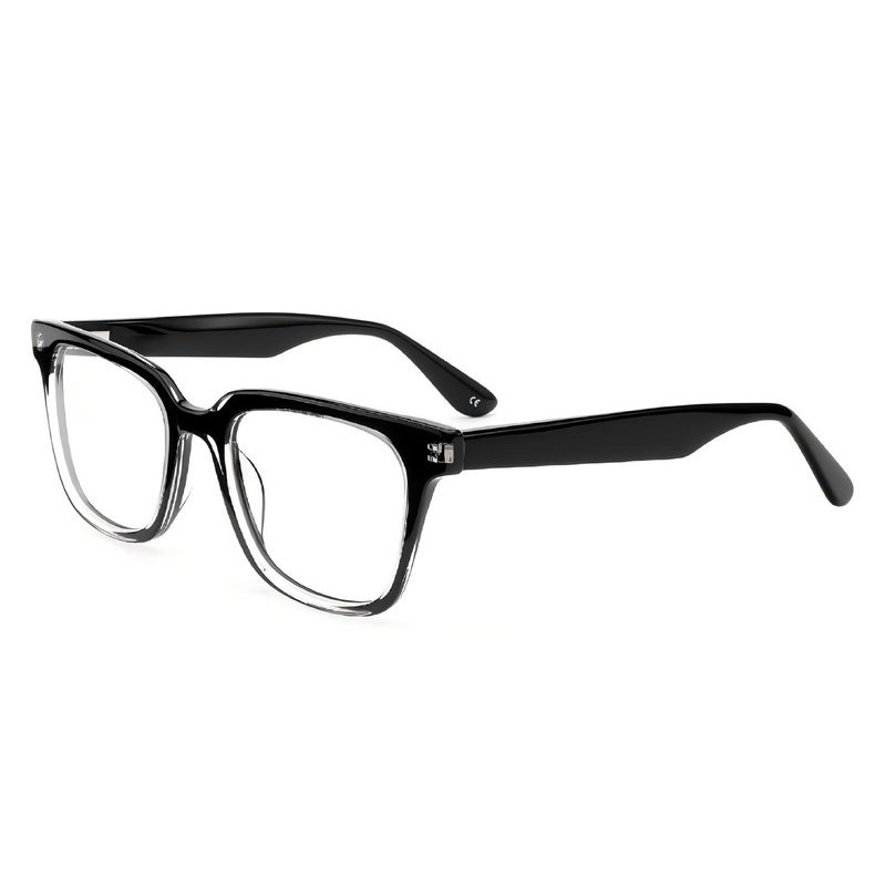 J85201-Retro Square Acetate Optical Frames - Acetate Opti...