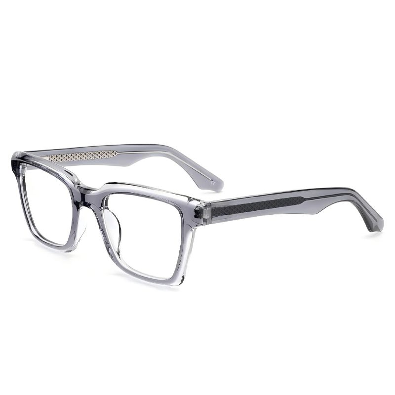 J85207-Retro Square Acetate Optical Frames - Optical Fram...