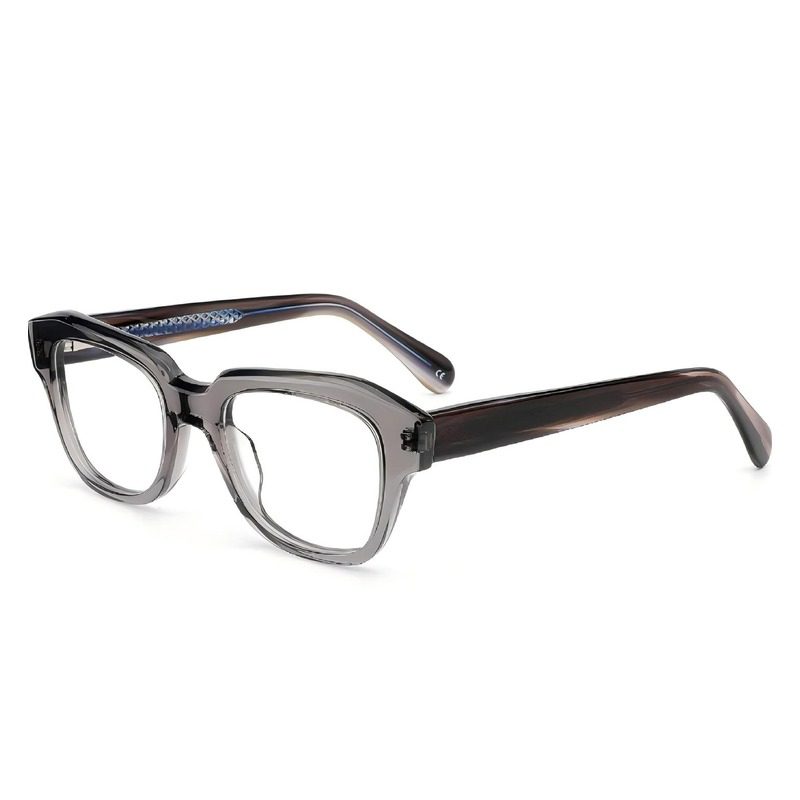 J85209-Retro Square Acetate Optical Frames - Acetate Opti...