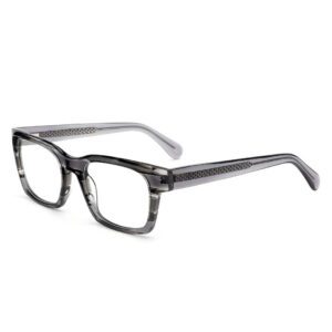 J85214-Retro Square Acetate Optical Frames - Acetate Opti...