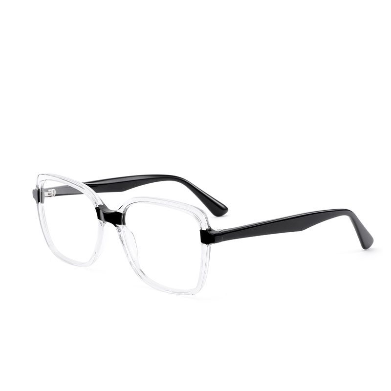 OLIVE-L-Retro Square Acetate Optical Frames - Acetate Optical Frames - Wenzhou Dongtian Glasses Manufacturing Co., Ltd.