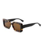 J853T03-Retro Square Acetate Sunglasses - Sunglasses - We...