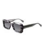 J853T03-Retro Square Acetate Sunglasses - Sunglasses - We...