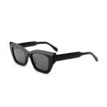 J853T12-Retro Cat-eye Acetate Sunglasses - Sunglasses - W...