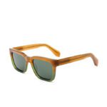 J853T21-Retro Square Acetate Sunglasses - Sunglasses - We...
