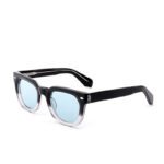 J853T22-Retro Square Acetate Sunglasses - Sunglasses - We...