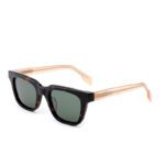 J853T23-Retro Square Acetate Sunglasses - Sunglasses - We...