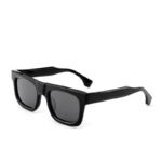 J853T25-Retro Square Acetate Sunglasses - Sunglasses - We...