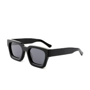 J853T30-Retro Square Acetate Sunglasses - Acetate Sunglas...