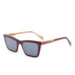 SONIC-I-Retro Square Cat-eye Acetate Sunglasses - Sunglas...