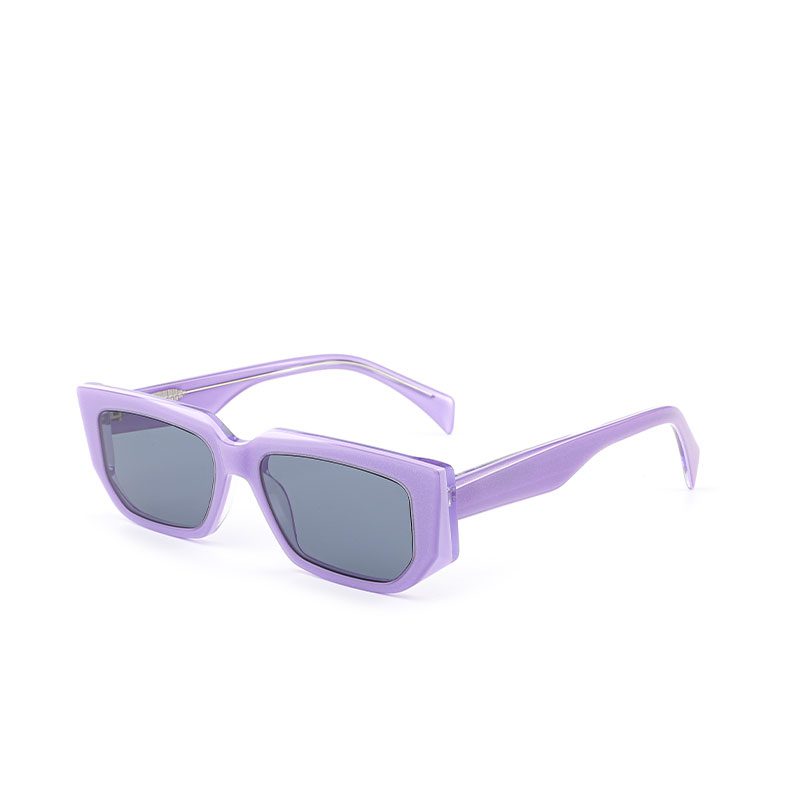 SONIC-K-Retro Square Cat-eye Acetate Sunglasses - Acetate...