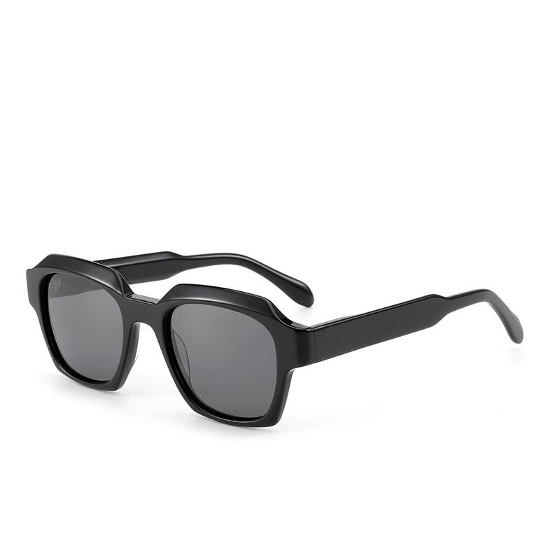853CX11-Retro Geometric Square Acetate Sunglasses - Acetate Sunglasses - Wenzhou Dongtian Glasses Manufacturing Co., Ltd.