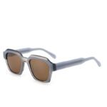 853CX11-Retro Geometric Square Acetate Sunglasses - Acetate Sunglasses - Wenzhou Dongtian Glasses Manufacturing Co., Ltd.
