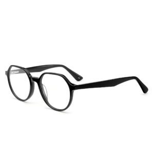 J85204-Vintage Geometric Round Acetate Optical Frames - Acetate Optical Frames - Wenzhou Dongtian Glasses Manufacturing Co...