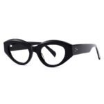 J6116-Vintage Oval Cat-eye Acetate Optical Frames - Acetate Optical Frames - Wenzhou Dongtian Glasses Manufacturing Co., Ltd.