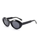 J853CX02-Vintage Oval Cat-eye Acetate Sunglasses - Sungla...
