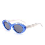 J853CX02-Vintage Oval Cat-eye Acetate Sunglasses - Sungla...
