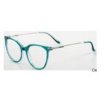 J110811-Vintage Round Acetate Metal Optical Frames - Acet...