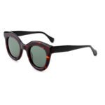 J853T02-Vintage Round Acetate Sunglasses - Acetate Sungla...